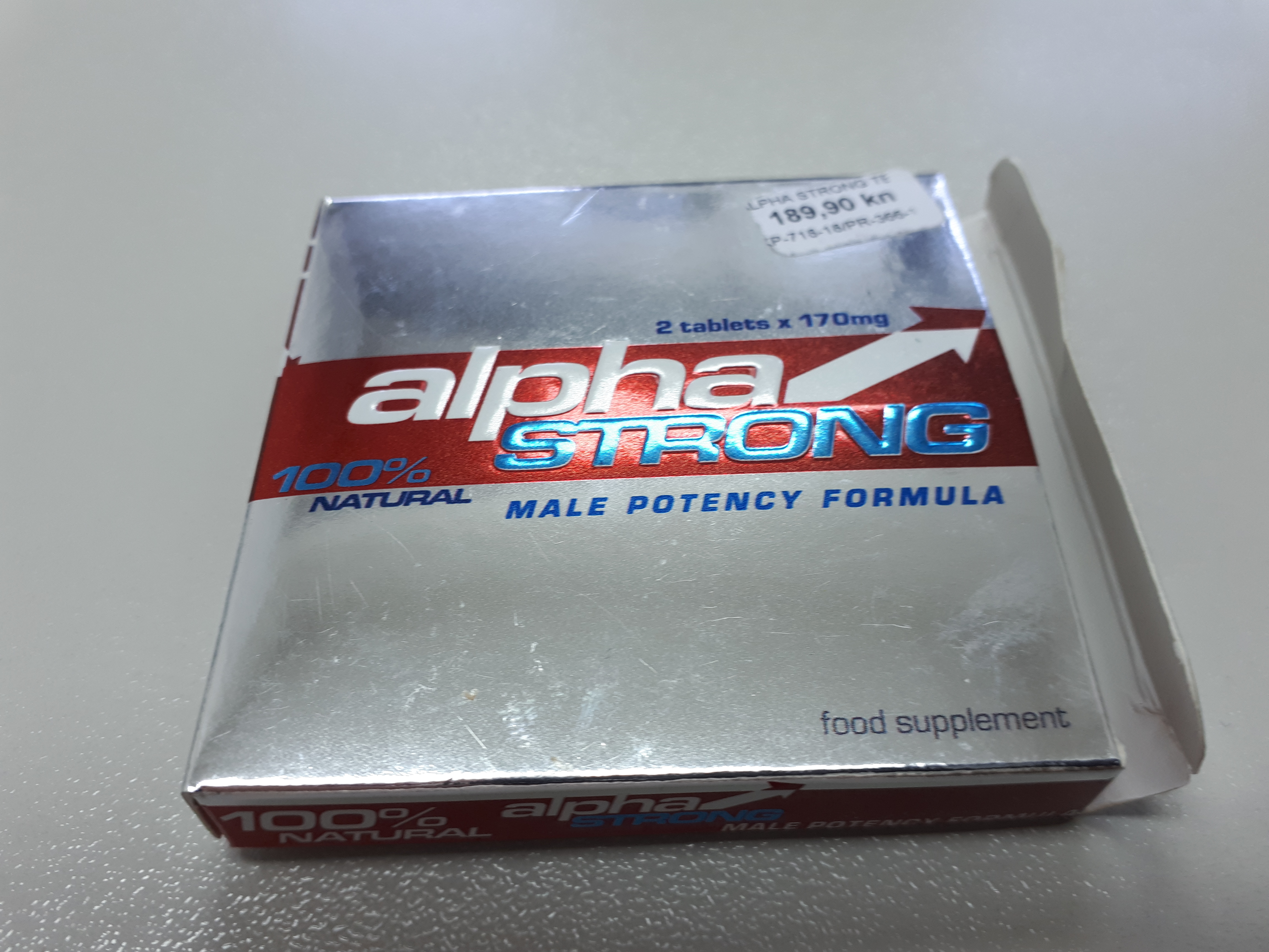 Billede af det ulovlige produkt: Alpha Strong