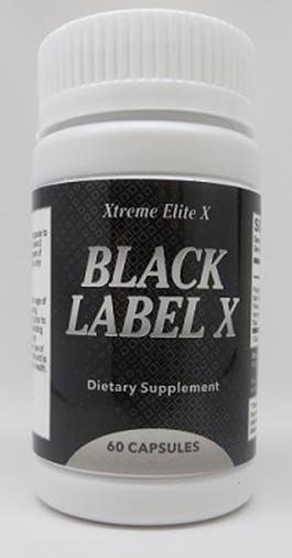 Image of the illigal product: Black Label X kapsler