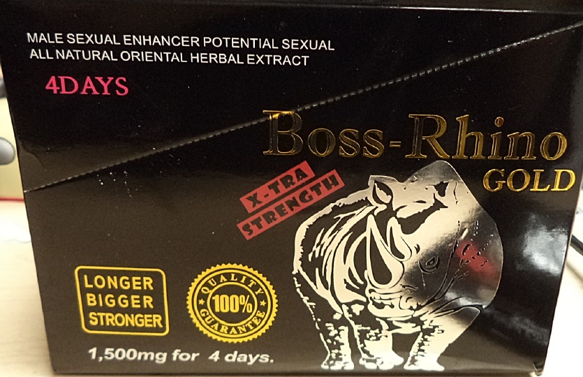 Billede af det ulovlige produkt: Boss Rhino Gold Extra Strength