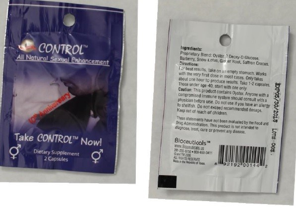 Image of the illigal product: Control All Natural Sexual Enhancement