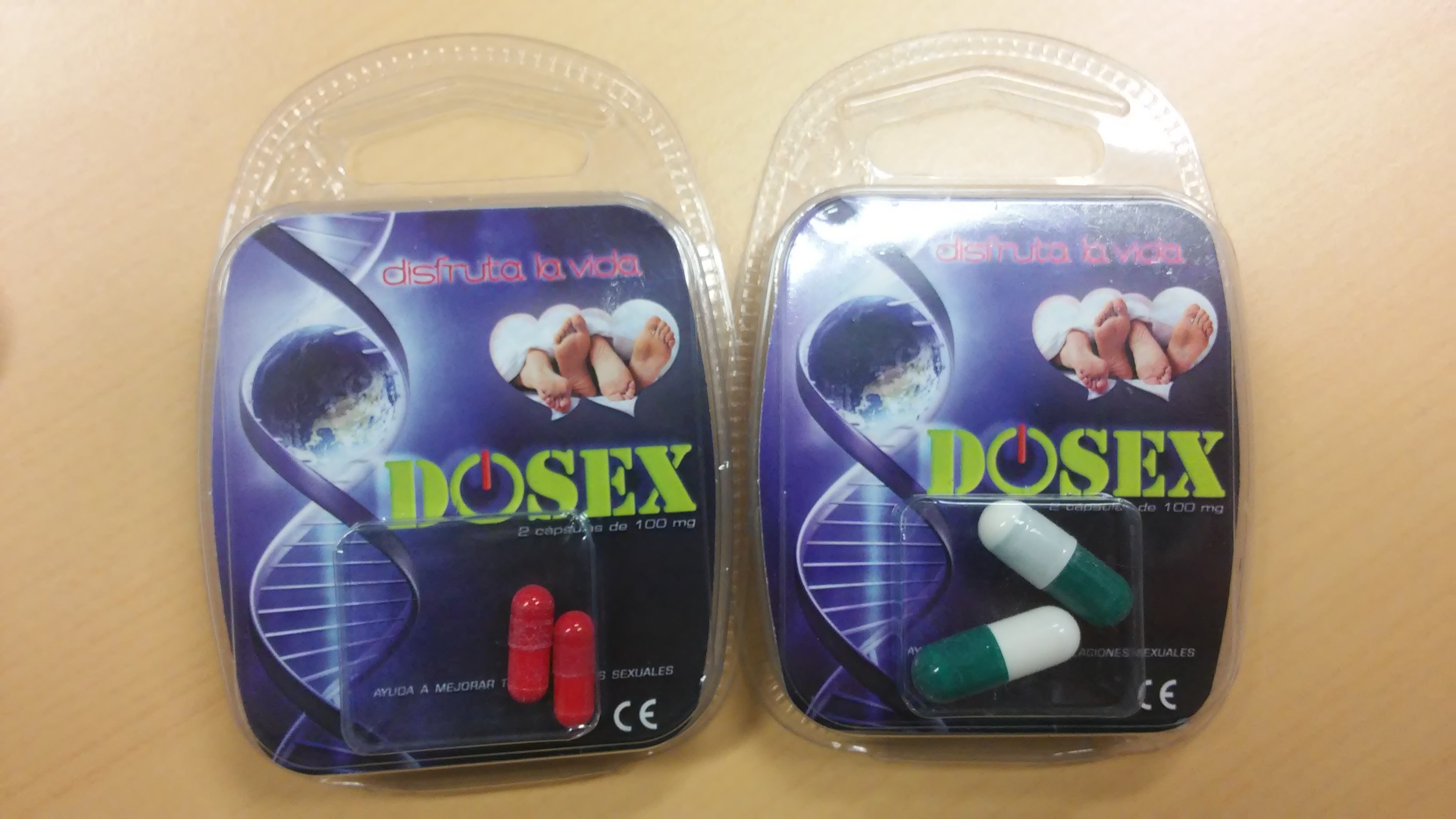 Billede af det ulovlige produkt: Dosex