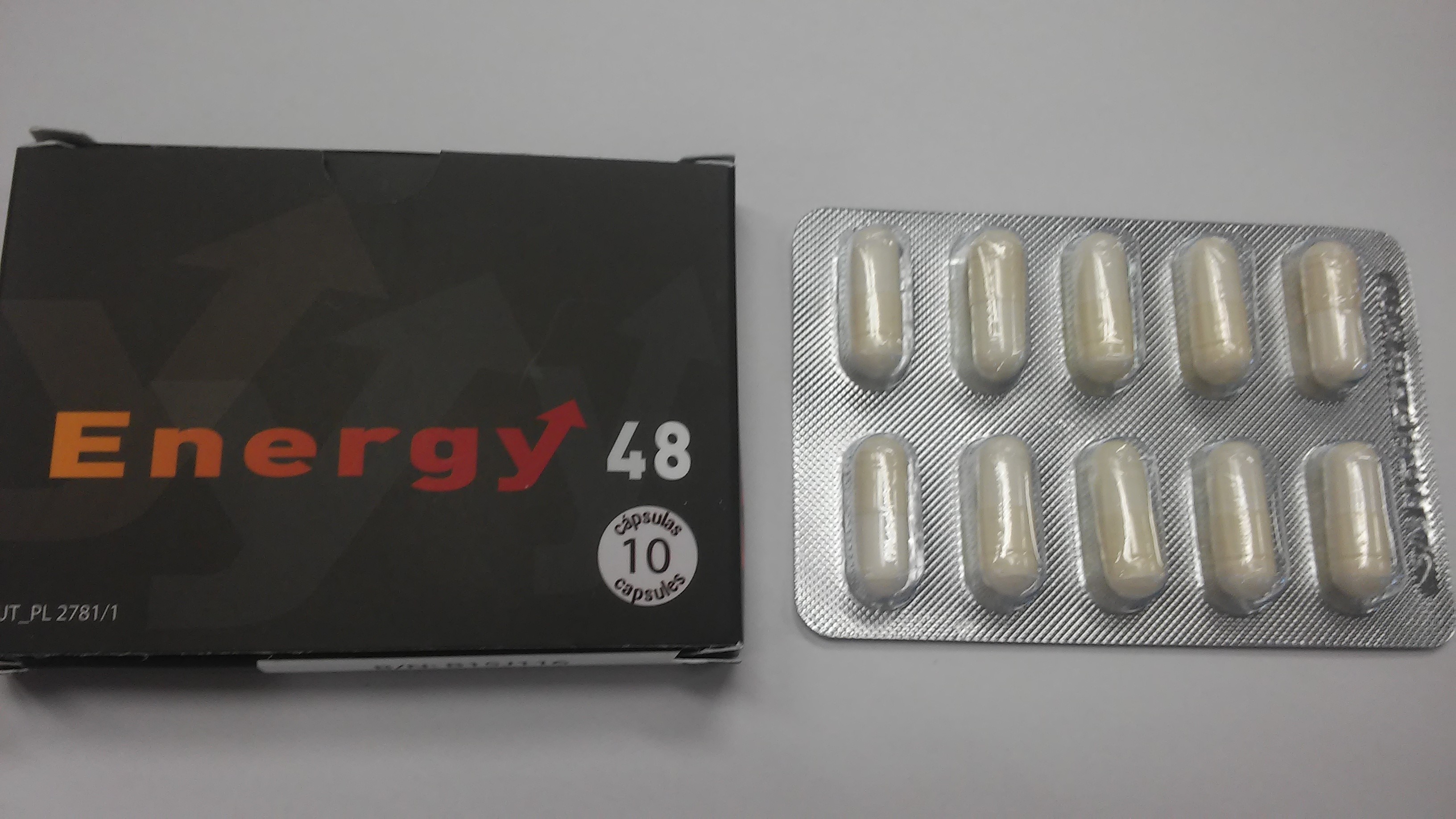 Image of the illigal product: Energy 48 Capsules