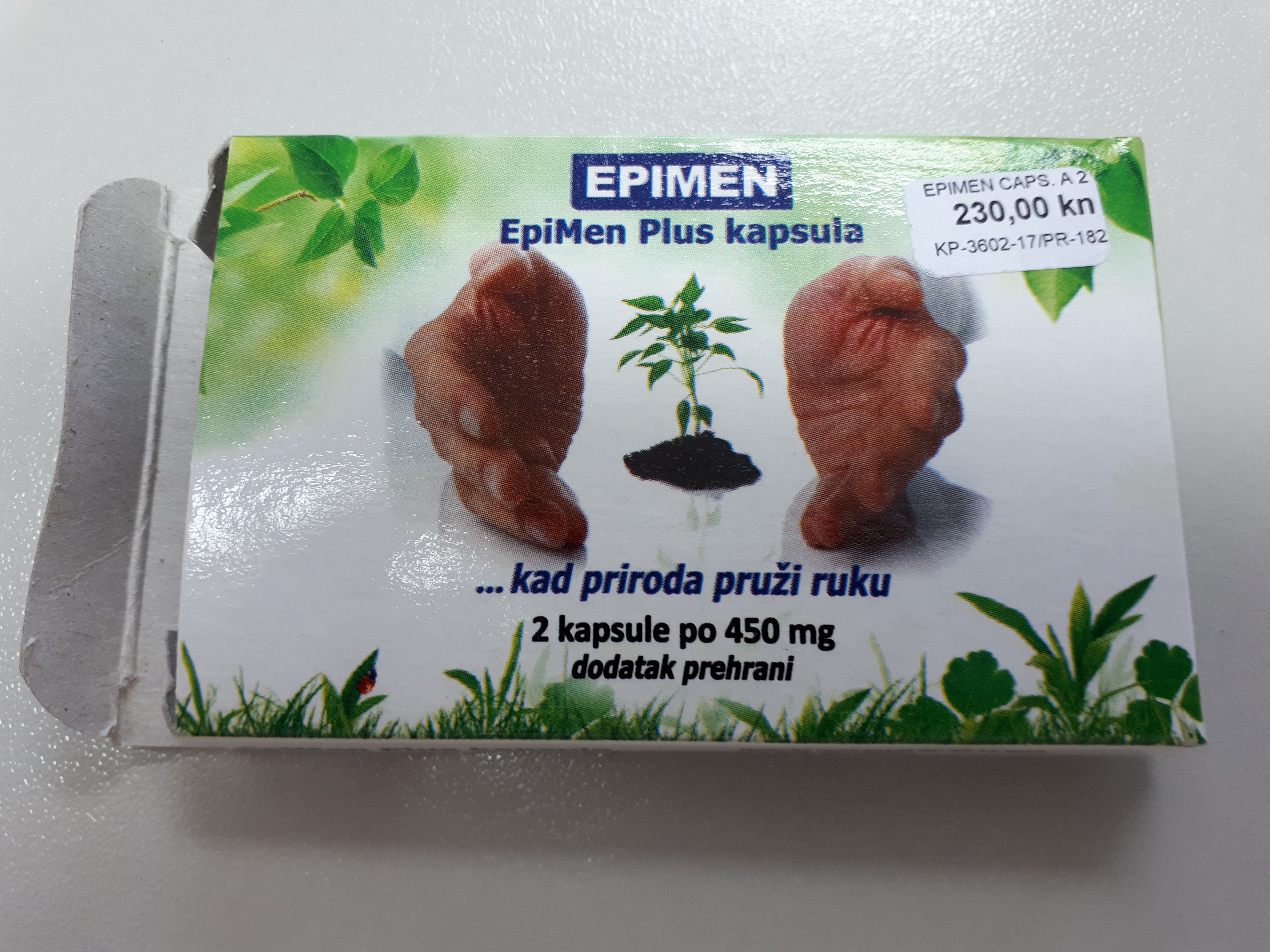 Billede af det ulovlige produkt: Epimen Plus