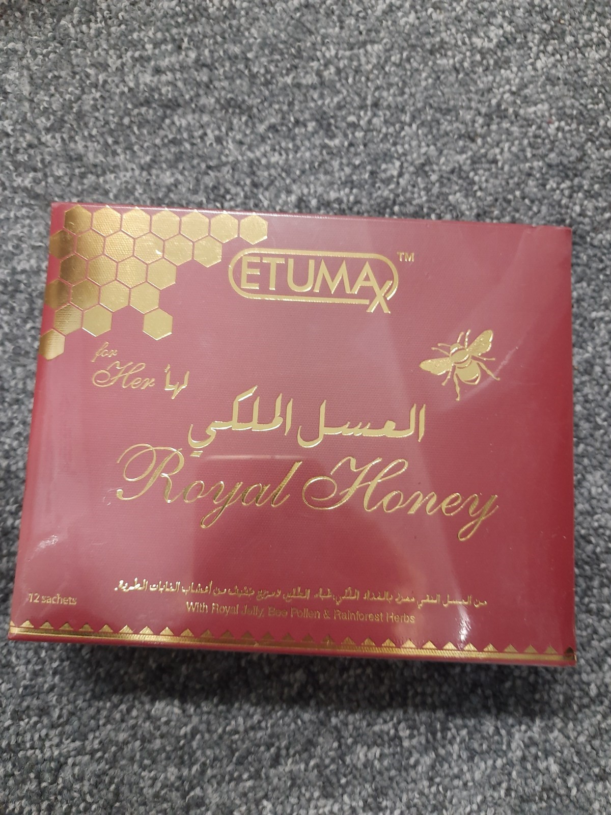 Billede af det ulovlige produkt: Etumax Royal Honey for Her
