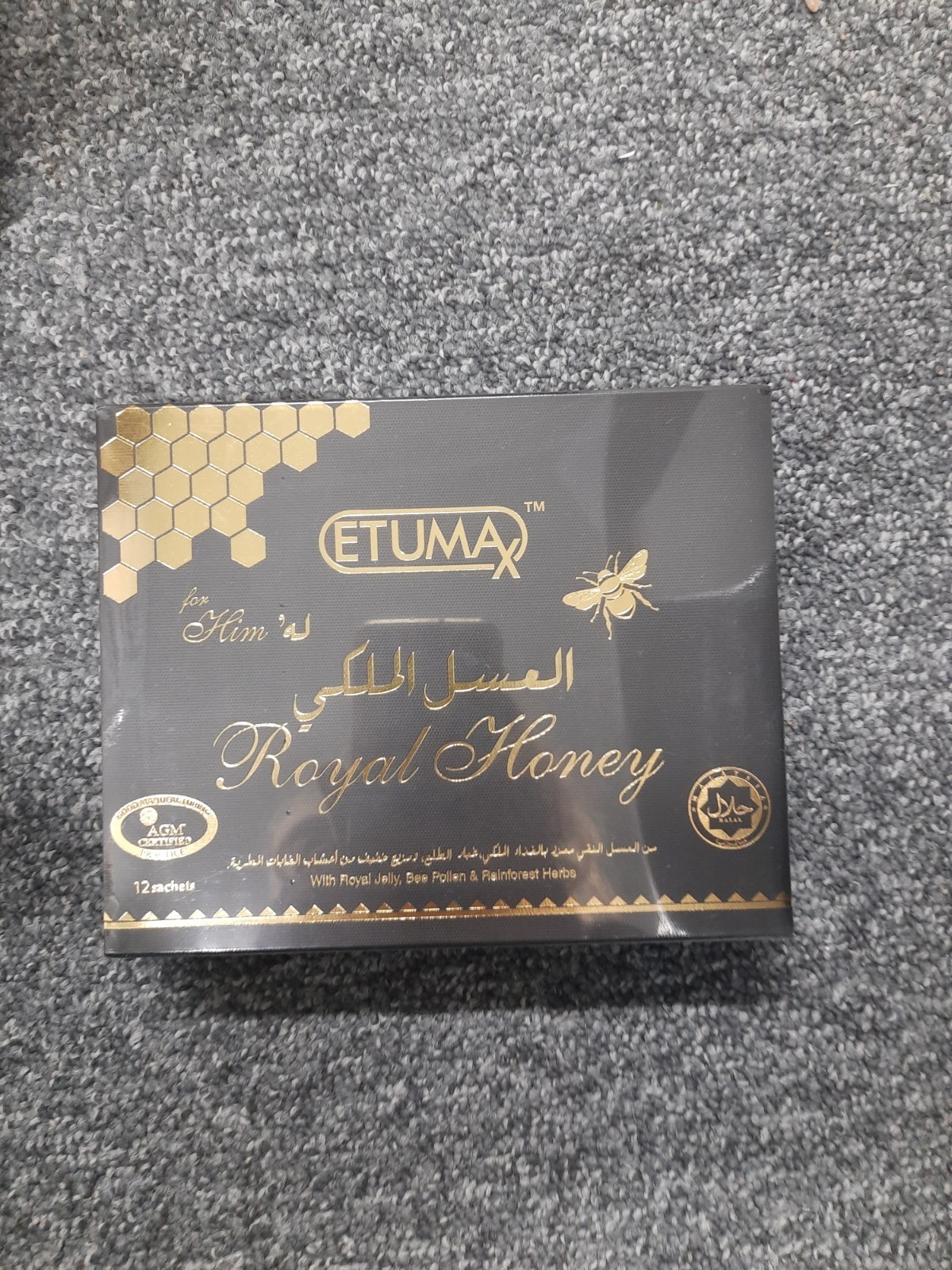 Billede af det ulovlige produkt: Etumax Royal Honey for Him