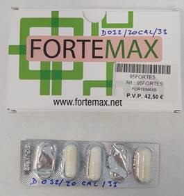 Billede af det ulovlige produkt: Fortemax
