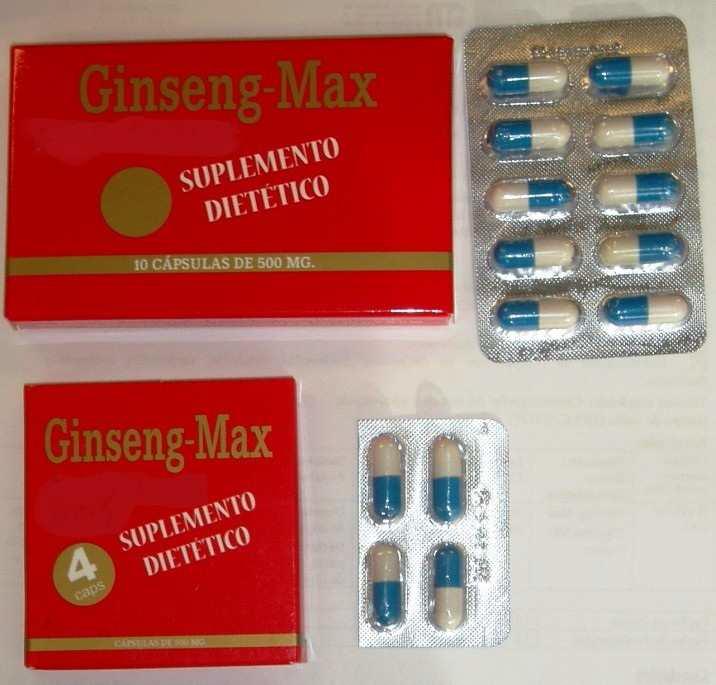 Billede af det ulovlige produkt: Ginseng-Max