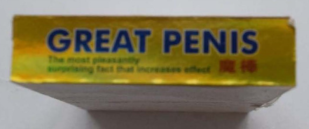 Billede af det ulovlige produkt: Grand Pénis / Great Penis