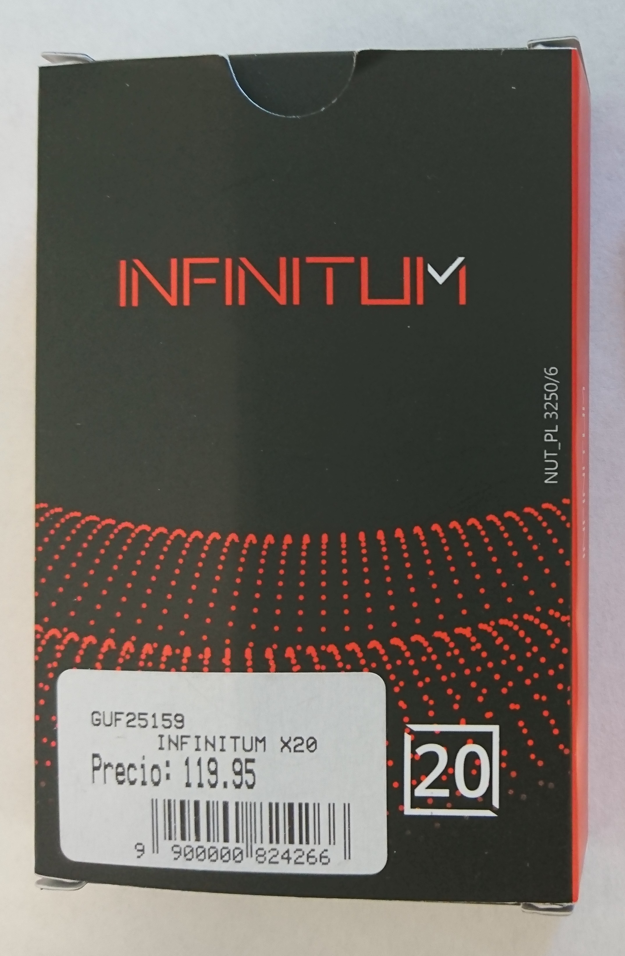 Billede af det ulovlige produkt: Infinitum