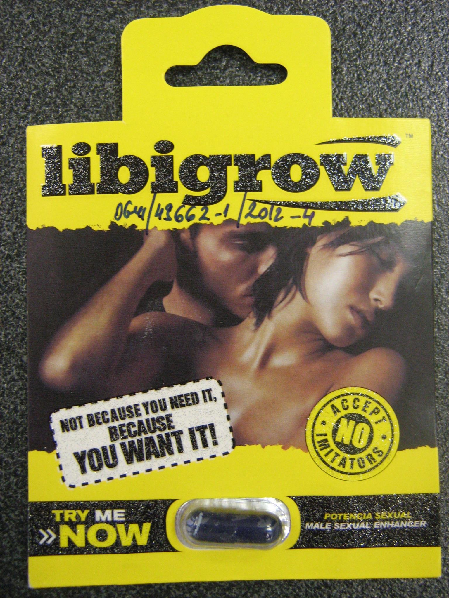 Billede af det ulovlige produkt: Libigrow