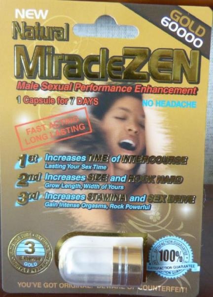 Image of the illigal product: Natural Miracle Zen Gold 6000