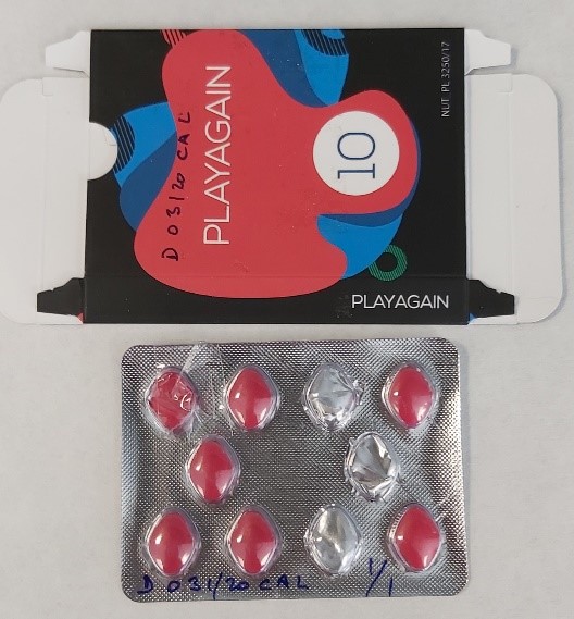 Image of the illigal product: Playagain