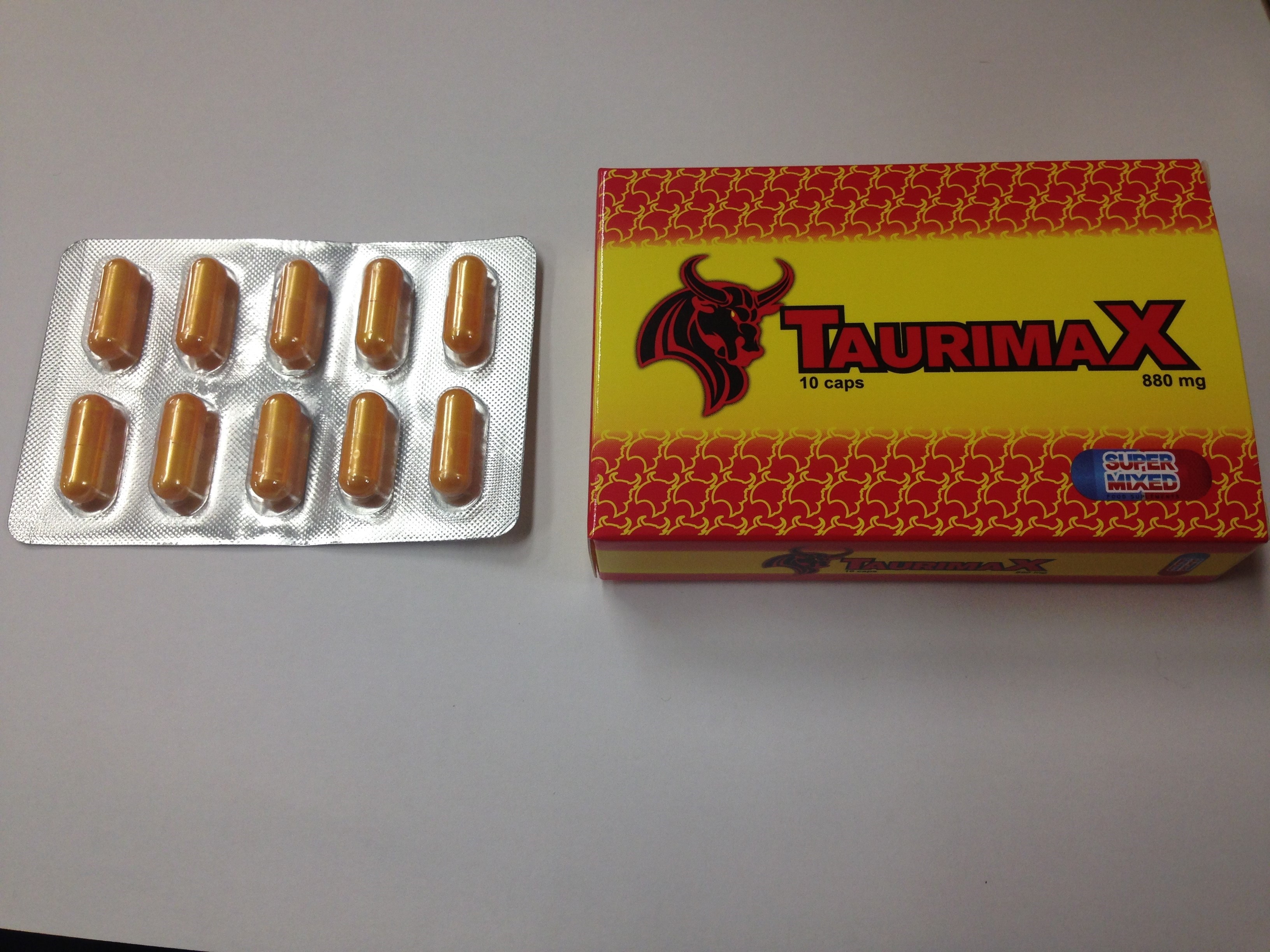 Billede af det ulovlige produkt: Taurimax