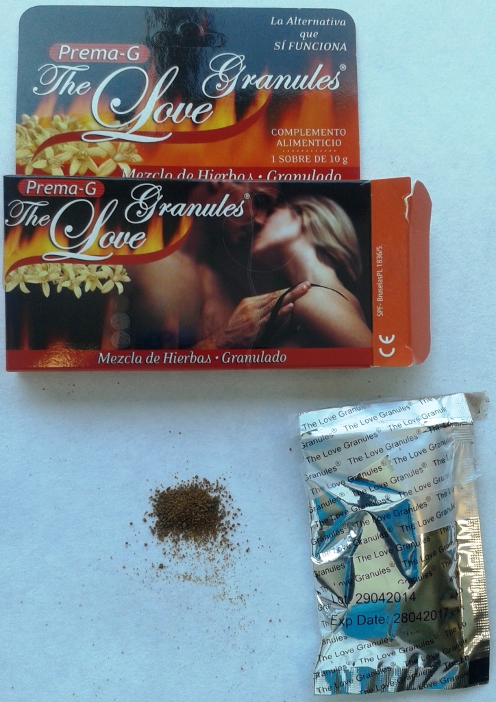 Billede af det ulovlige produkt: The Love Granules Prema G