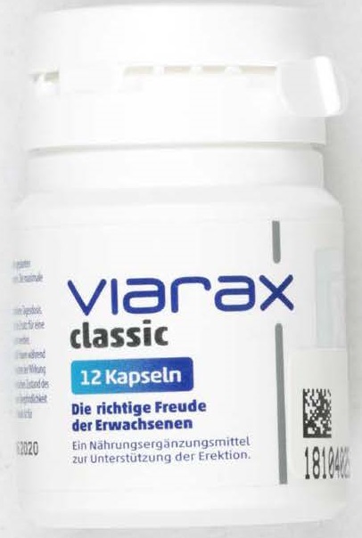 Image of the illigal product: Viarax Classic