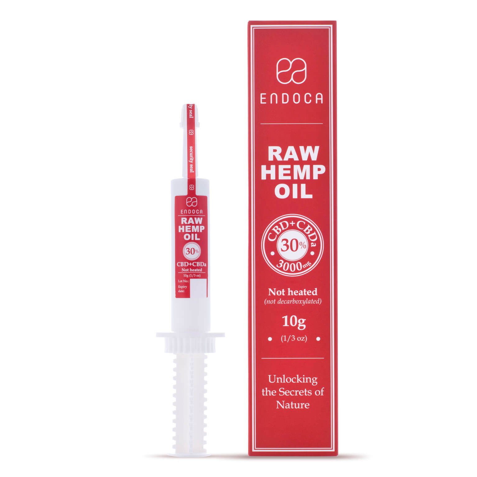 Image of the illigal product: ENDOCA Raw Hemp Oil Paste 30% CBD Olie 3000 mg