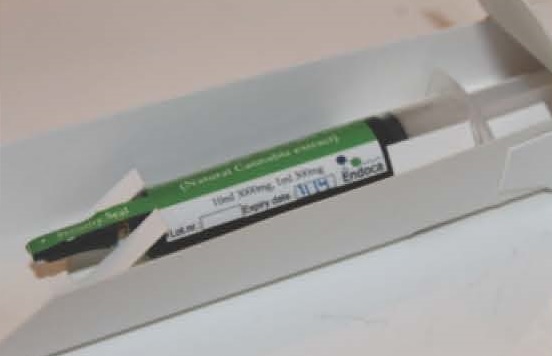 Billede af det ulovlige produkt: ENDOCA CBD oil (30% CBD) 2,5 ml