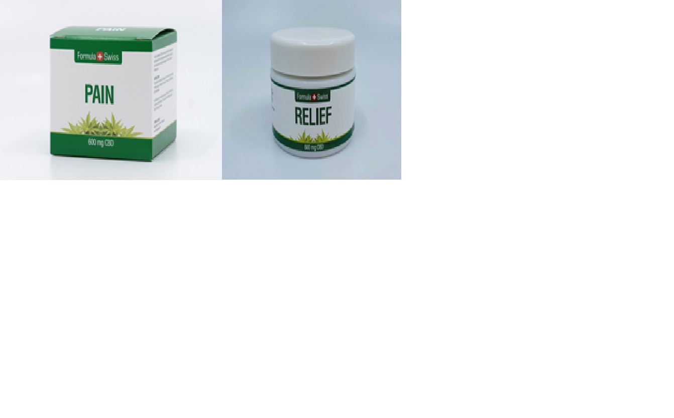 Billede af det ulovlige produkt: Formula Swiss Pain Cream/Relief