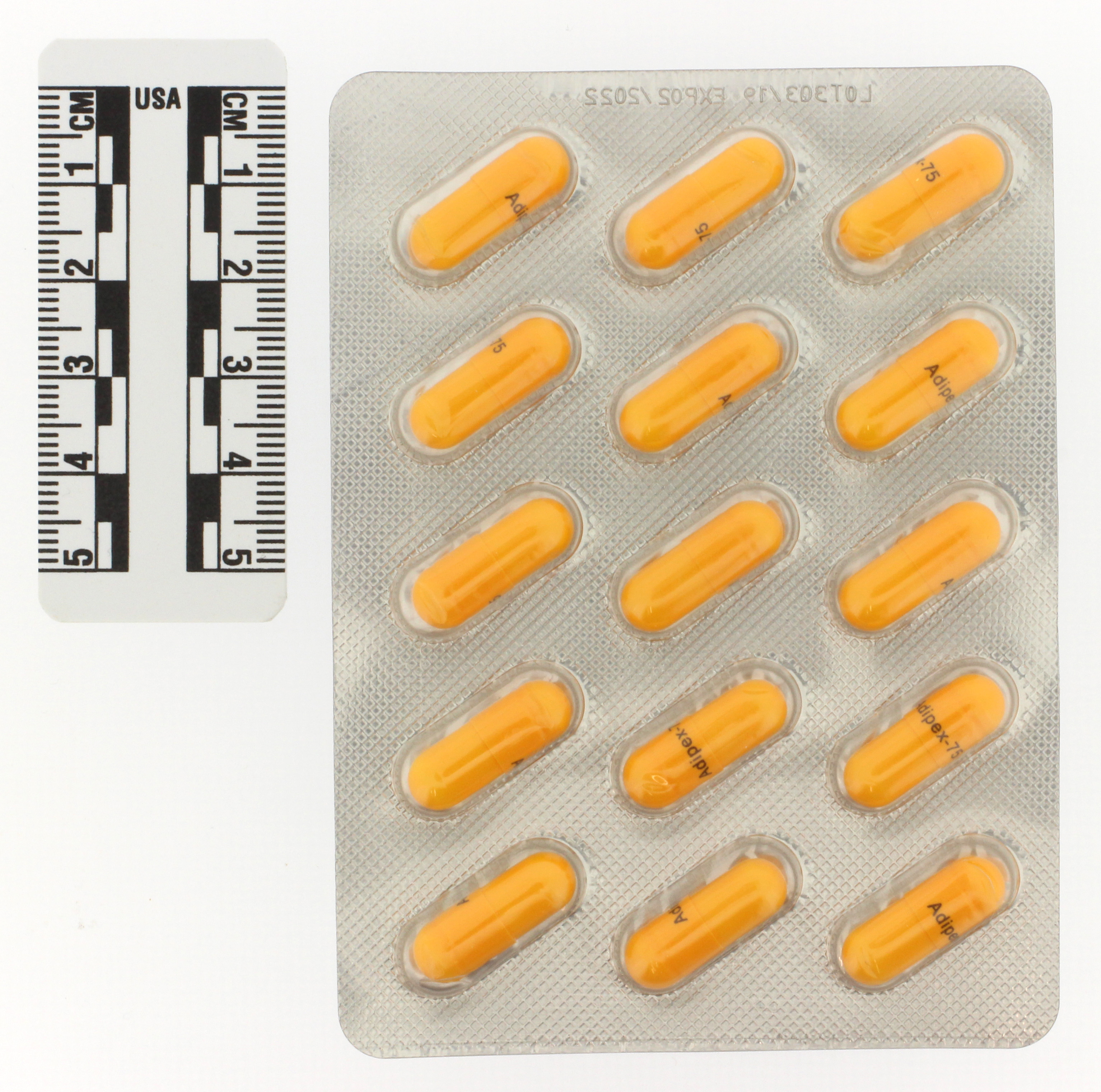 Image of the illigal product: Adipex-75