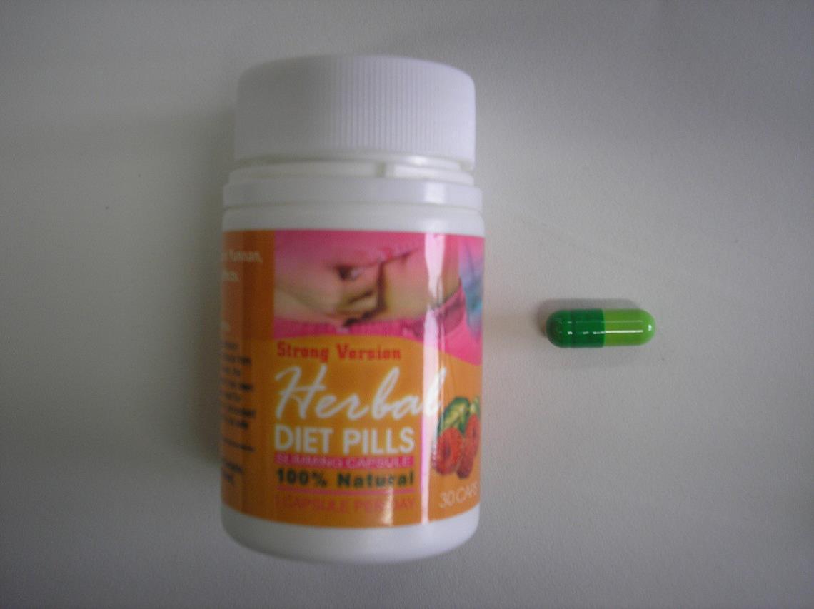 Billede af det ulovlige produkt: Herbal Diet Pills Strong Version
