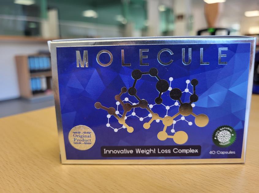 Billede af det ulovlige produkt: Molecule Innovative Weight Loss