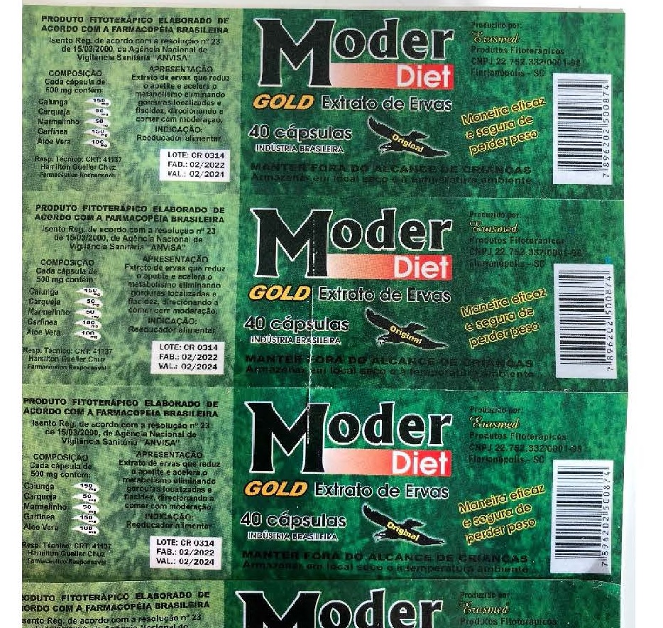 Image of the illigal product: Mother Diet Gold