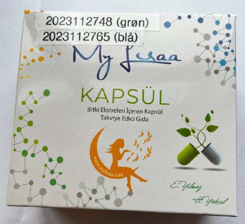 Billede af det ulovlige produkt: My Lisaa Kapsül