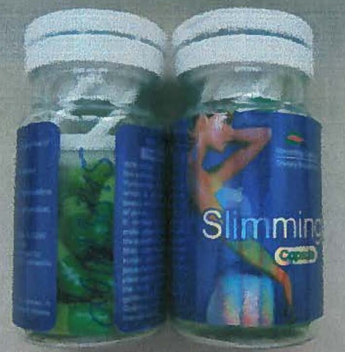Billede af det ulovlige produkt: Slimming Capsules (Natural Max Slimming capsules)
