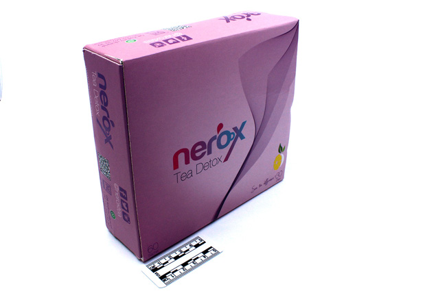 Billede af det ulovlige produkt: Nerox Tea Detox