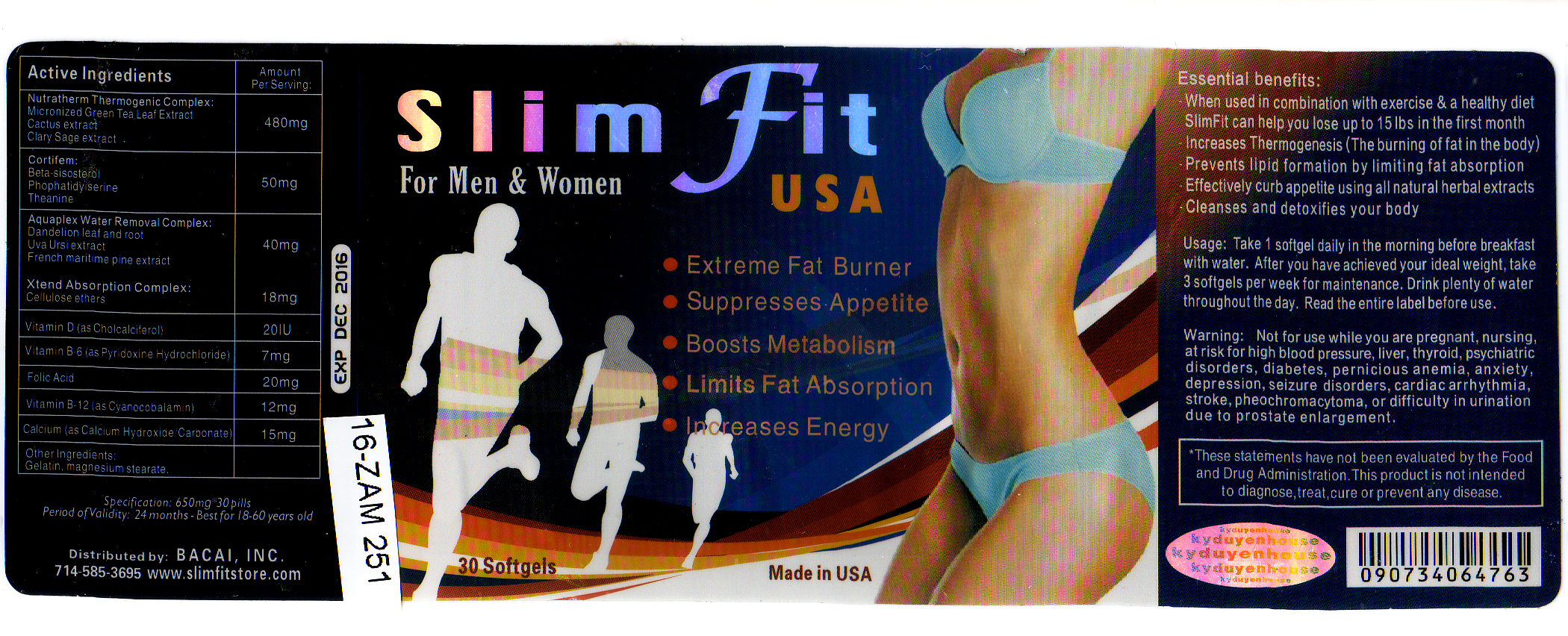 Billede af det ulovlige produkt: Slim Fit For Men & Women